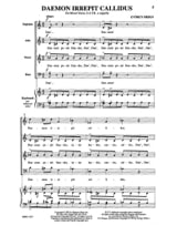 Daemon irrepit Callidus - György Orban - Partition - Chœur