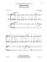Jubilate Deo. SATB - Peter Anglea - Partition - Chœur