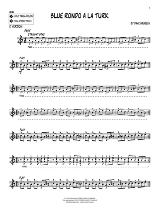 Dave Brubeck: 10 Favorite Songs - Partition