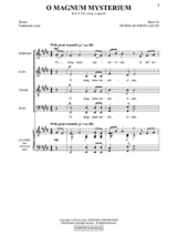 O Magnum Mysterium - Nicholas White - Partition - Chœur