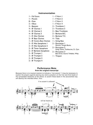 Incantation and Dance - Barnes Chance John - Partition