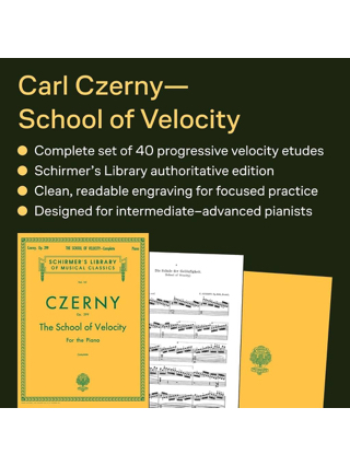 Ecole de la Vélocité Opus 299 - CZERNY - Partition - Piano