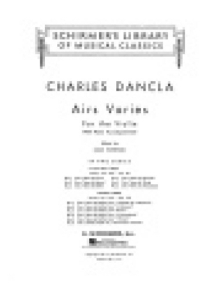 6 Airs Variés - Violon - DANCLA - Partition - Violon
