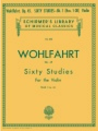 60 Studies for violin op. 45 book 1 - Franz Wohlfahrt - Partition
