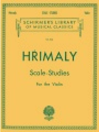 Scale-Studies - Johann Hrimaly - Partition - Violon
