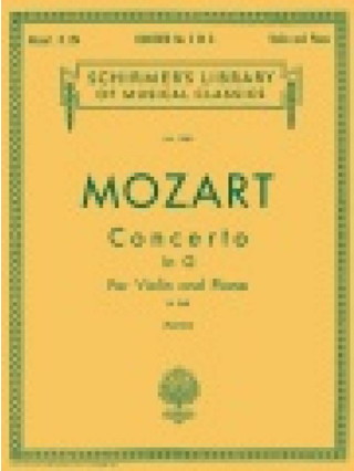 Concerto N° 3 en Sol Majeur Kv 216 - MOZART - Partition - Violon
