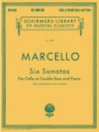 6 Sonates - Benedetto Marcello - Partition - Violoncelle