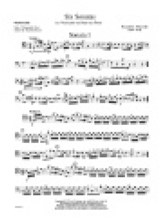 6 Sonates - Benedetto Marcello - Partition - Violoncelle