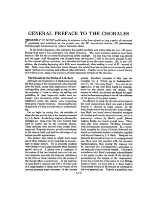 371 Harmonized Chorales and 69 Chorale Melodies - BACH - Partition