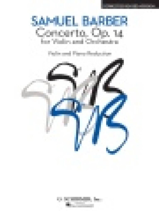 Concerto pour Violon op. 14 - BARBER - Partition - Violon