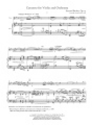 Concerto pour Violon op. 14 - BARBER - Partition - Violon