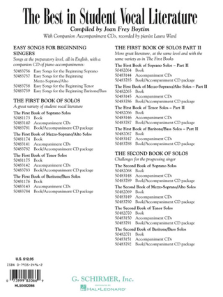 The First Book of Tenor Solos - Part II - Partition