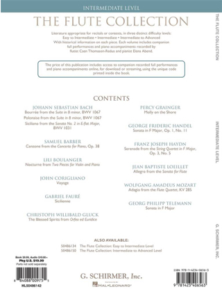 The Flute Collection - Intermediate Level - Partition