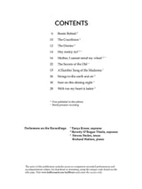 10 Selected Songs. Voix Haute - BARBER - Partition - Mélodies