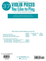 37 Violin Pieces You Like to Play version - Partition - Violon