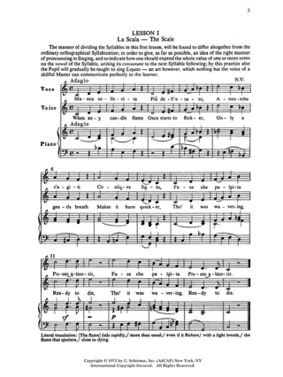 Practical Method of Italian Singing - Vaccai Nicola - Partition