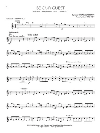 Disney Solos - DISNEY - Partition - Clarinette