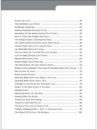 Really easy piano - Bumper Film Book - Partition - Musique de film