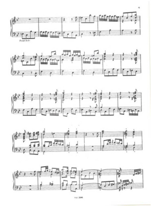 4 Pièces Pour Orgue - Johann Christoph Kellner - Partition - Orgue
