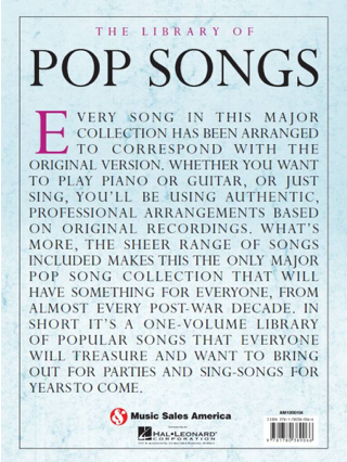 The Library Of Pop Songs - Partition - Pop / Rock