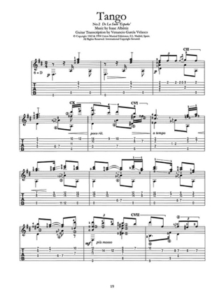 Spanish Classics For Guitar In Tablatures - ALBENIZ - Partition