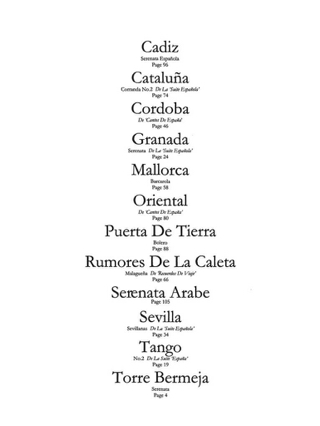 Spanish Classics For Guitar In Tablatures - ALBENIZ - Partition