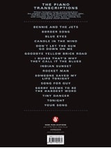The Piano Transcriptions - Elton John - Partition - Pop / Rock