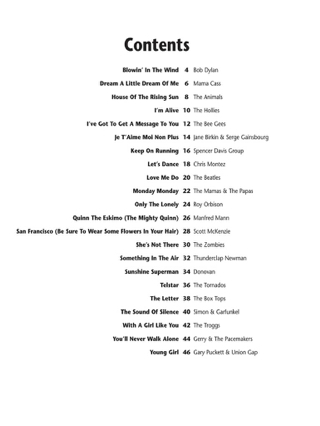 Easiest Keyboard Collection - 60's Hits - Partition - Pop / Rock