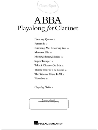 Guest Spot - Abba Playalong - Clarinette - ABBA - Partition