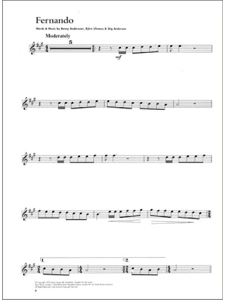 Guest Spot - Abba Playalong - Clarinette - ABBA - Partition