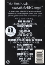 The Little Black Songbook - Acoustic Classics - Partition - Pop / Rock