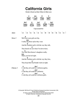 The Little Black Songbook - The Beach Boys - Partition - Pop / Rock