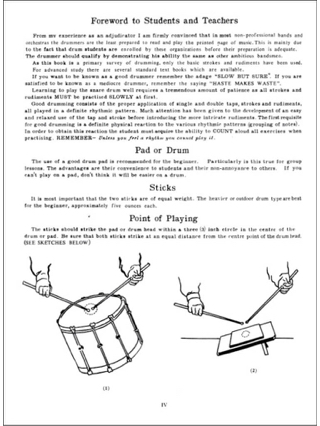 A Tune A Day For Drums Book One - C. Paul Herfurth - Partition