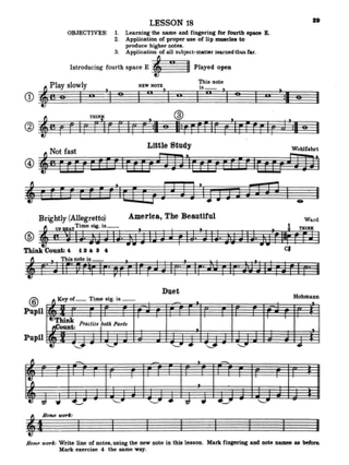 A Tune A Day Volume 1 - Trompette - C. Paul Herfurth - Partition