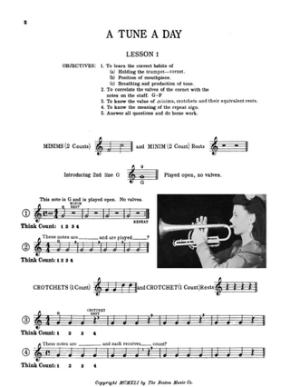 A Tune A Day Volume 1 - Trompette - C. Paul Herfurth - Partition