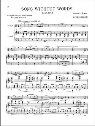 Chester Music for Viola - Watson Forbes - Partition - Alto