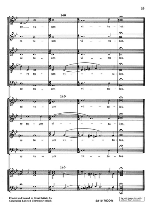 Miserere - Gregorio Allegri - Partition - Chœur