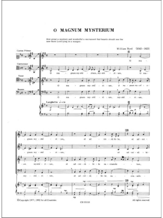 Christmas and Advent Motets for 4 voices - Partition - Chœur