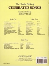 Chester Book Of Celebrated Songs Volume 1 - Partition - Mélodies