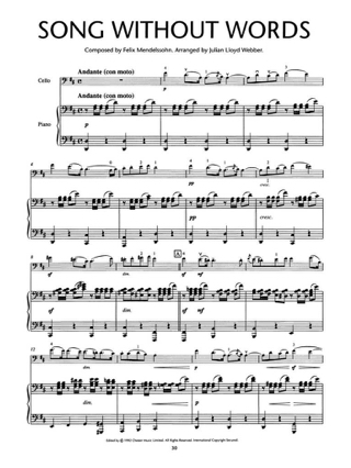 The great cello solos - Webber Julian Lloyd - Partition - Violoncelle