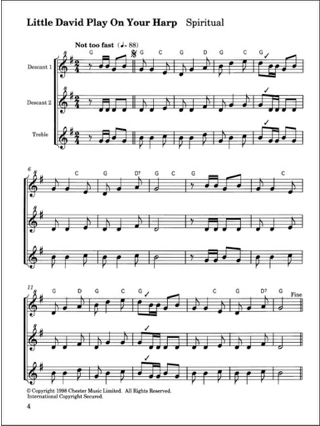 Recorder Trios From The Beginning - Partition - Flûte à bec