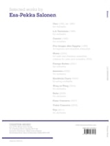 L.A. Variations - Esa-Pekka Salonen - Partition
