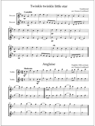 The Best Recorder Duet Book Ever - Emma Coulthard - Partition