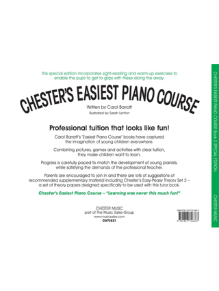 Chester's Easiest Piano Course Volume 2 - Carol Barratt - Partition