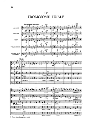 Simple Symphony - Score - BRITTEN - Partition - Petit format