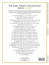 The Easy Piano Collection : Bach Gold avec CD - BACH - Partition