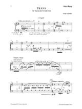 Trans - Harpe Solo - Kaija Saariaho - Partition - Harpe
