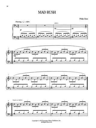 Solo Piano - GLASS - Partition - Piano