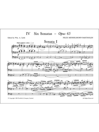 Oeuvre Pour Orgue Vol 4 - MENDELSSOHN - Partition - Orgue