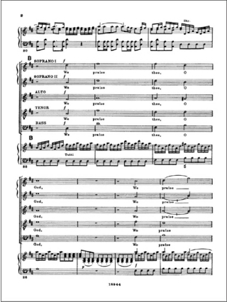 Dettingen Te Deum - HAENDEL - Partition - Chœur